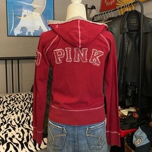 Vintage PINK Zip Up